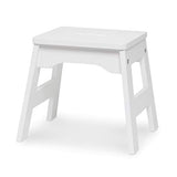 Melissa & Doug Wooden Stools - Set of 2 (White) Melissa & Doug