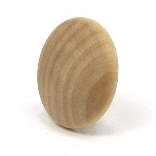 Mylittlewoodshop - Pkg of 12 - Domed Circle Disk - 1-1/2 inches in Diameter and 5/16 Thick Unfinished Wood(WW-DD1500-12) - WoodArtSupply