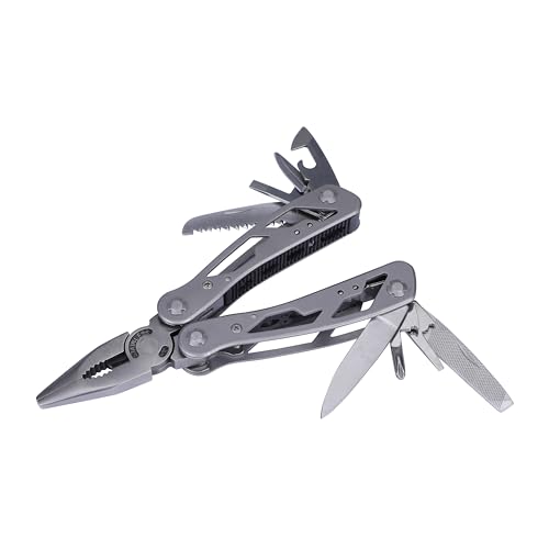 STANLEY Multitool, 12-in-1, Stainless Steel, Black Pouch (84-519K) Stanley