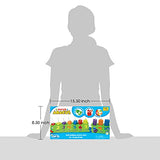 Imagimake Junior Abacus Skill Building Activity Set (3Years +) to Help Learn Shapes, Numbers, Counting, Speech and Language, 8 mm & 10 mm Foam Imagimake