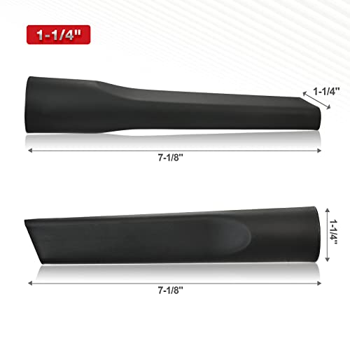 Shop-Vac 3-Piece Nozzle Kit, 1-1/4 Inch Diameter Wet/Dry Nozzle, Includes Gulper Nozzle, Crevice Tool and Universal Nozzle Shop-Vac