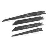 4Pcs Sabre Saw Blade Jigsaw Reciprocating Saw Blade Wood Sawing Blade Cutter Reciprocating Cutting Tool Set Kit for Wood Plastic Metal LiebeWH