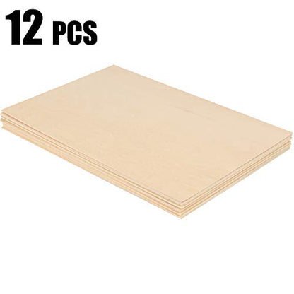KEILEOHO 10 Pack Balsa Wood Sheets 12 x 12 x 1/8 Inch, Large Thin Wood  Boards for Crafts Moisture Resistance Anti-Deformation Easy Cutting  Painting