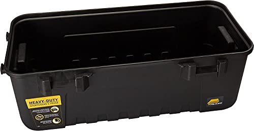 Plano Sportsman Trunk with Wheels, Black, 108-Quart, Lockable Storage Box, Rolling Sportsman Trunk, Hunting Gear and Ammunition Bin, Heavy-Duty - WoodArtSupply