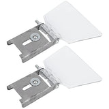 2Pcs Bench Grinder Shield, Bench Grinder Eyeshield, 304 Small Stainless Steel Shield Angle Grinder Case Shield Grinder Attachment Accessories Yosoo Health Gear