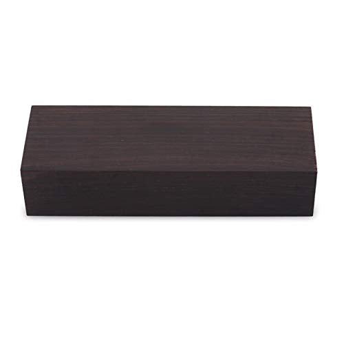 Ebony Lumber, Blank Original Wood Timber Black Solid Hardwood Handle Plate Natural Wood DIY Material Wooden Music Instruments Woodworking Tools Joyzan