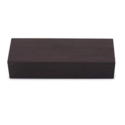 VGEBY DIY Ebony Wood Block, Ebony Wood Lumber Blank DIY Material for Music Instruments Handle Tools 12 * 4 * 2.5 Black Played Accessories Performance