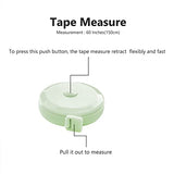 GDMINLO 3 Pack Tape Measure Measuring Tape for Body Fabric Sewing Tailor Cloth Knitting Craft Weight Loss Measurements Retractable 60-inch 1.5 Meter, GDMINLO