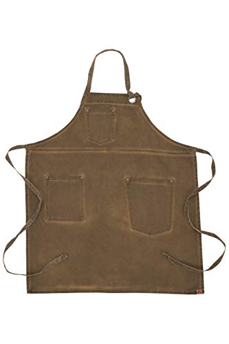 Chef Works Unisex Dorset Bib Apron, Golden Brown, One Size - WoodArtSupply