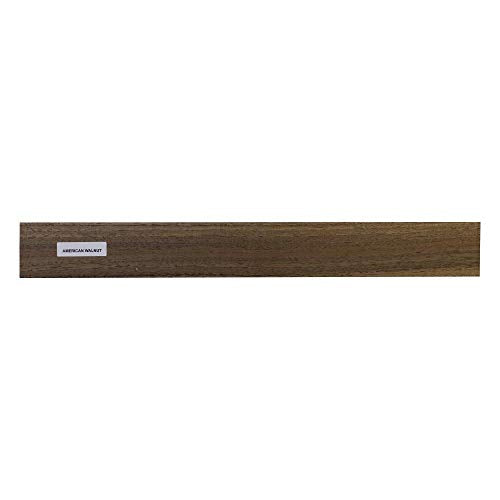 Pack of 4, Black Walnut Lumber Boards - 3/4" x 2", Best Hardwood Lumber for Cutting Boards (3/4" x 2" x 16") WoodArtSupply