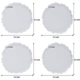 LET'S RESIN Geode Resin Coaster Molds, 4 Pcs Druzy Silicone Agate Coaster Molds LET'S RESIN