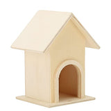 5PCS Wooden Birdhouses, Wooden Bird House for Outdoor Hanging DIY Unfinished Wood Birdhouse DIY Bird Feeder Cagehanging Garden Patio Decorative for Beufee