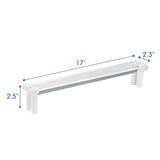 Falling in Art 17Inches Artist Leaning Bridge Hand Rest, Transparent Acrylic Wrist Leaning Bridge with Adjustable Height, Art Drawing Tool for Falling in Art
