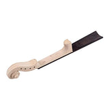 SUPVOX Unfinished Fingerboard Maple Head Violin Neck with Hand Carved Scroll Violin Maple Head Small Violin Unfinished Violin Neck Violin Parts SUPVOX