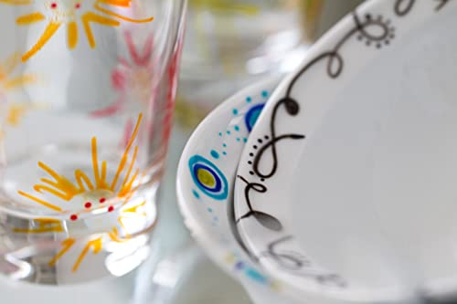 Pebeo Vitrea 160, Glass Paint Outliner, 20 ml Tube - Pearl, 0.68 Fl Oz (Pack of 1) Pebeo