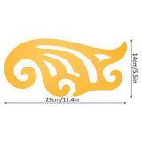 French Curve Template Set Ding Drafting Template Tools Plastic French Curve Ruler for Students, Teachers, Engineers, Needlework/Sewing/Embroidery(B) Pssopp