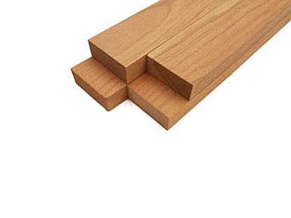 Cherry Lumber - 3/4" x 2" (4 Pcs) (3/4" x 2" x 12")