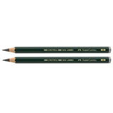 Faber-Castell 9000 Jumbo Graphite Pencil Set - 2 Graphite Sketch Pencils (2B, 4B), Double Hole Pencil Sharpener, Dust Free Art Eraser - Graphite Faber-Castell