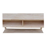 International Concepts Unfinished Entertainment/TV Stand, 60-Inch, Unfinished IC International Concepts