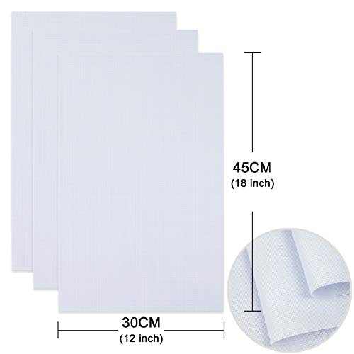 Similane Embroidery Kit 215 Pcs,100 Colors Threads,5 Pcs Embroidery Hoops,3 Pcs Aida Cloth,40 Sewing Pins,Cross Stitch Tools and Embroidery Starter Similane