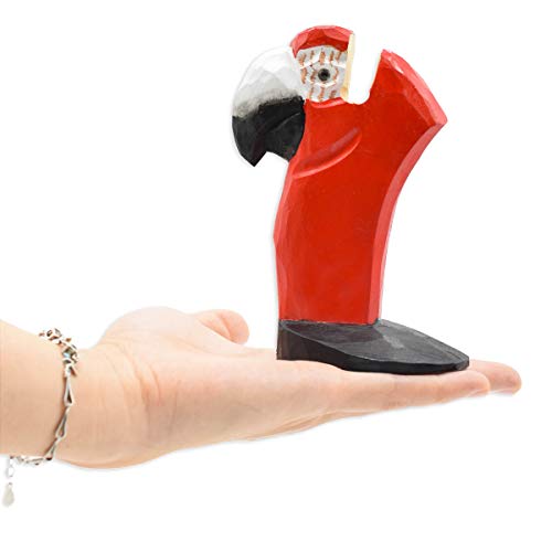 VIPbuy Handmade Wood Carving Eyeglasses Spectacle Holder Stand Sunglasses Display Rack Home Office Desk Décor Gift (Parrot) VIPbuy