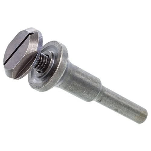 TJR© Mounting Mandrel for Cut-Off Wheels - Versatile 3/8-inch Arbor Hole and ¼-inch Stem with Dual Locking Options with Screwdriver and Wrench - Die TJR