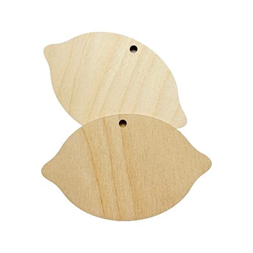 6-Pack Lemon with or without Holes Unfinished Wood Cutout DIY Crafts Door Hanger Ready to Paint Cut Out Birch Plywood All Sizes Texan Wood Crafts