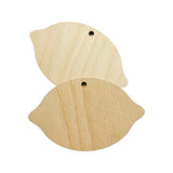 6-Pack Lemon with or without Holes Unfinished Wood Cutout DIY Crafts Door Hanger Ready to Paint Cut Out Birch Plywood All Sizes Texan Wood Crafts
