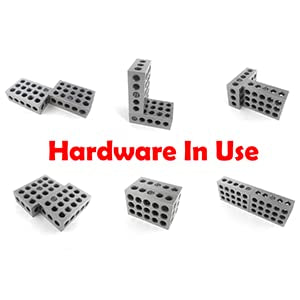 Taytools Pair Hardened Steel 123 Blocks and Attachment Hardware Kit Taytools