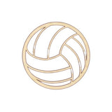 Volleyball Wood Craft Unfinished Wooden Cutout Art DIY Wooden Signs Inspirational Wall Plaque Classic Hanging Wall Signs Decor for Home Bedroom WoodArtSupply