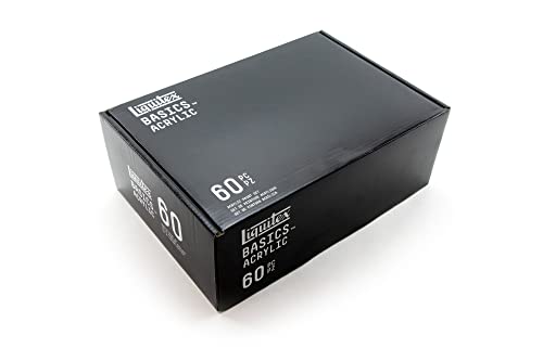 LIQUITEX Basics Acrylic Paint, Set of 60 Colours, 60 x 22ml Liquitex