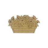 Flower Box Shape, Unfinished Wood Craft, Build-A-Cross Build-A-Cross