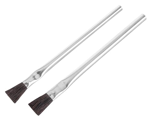 Performance Tool W1147 6" Acid Brush Set (2 Pieces) - Disposable, Horsehair Bristles, Sturdy Metal Handles Performance Tool
