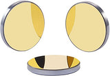 OMTech Laser Cutting Mirror Set, 25mm Gold Coated Silicon Replacement Mirrors for CO2 Laser Engraving Machines, 3mm High Transmittance Si Mirrors for OMTech