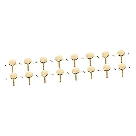 COHEALI 16 Pcs Painting Rattle Bell Rattle Kid Monkey Drum Blank Wood Rattle- Drum Panderetas para Niños Unfinished Wood Crafts Percussion COHEALI