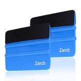 Zanch Felt Squeegee for Vinyl,Plastic Felt Edge Vinyl Squeegee,Graphic Decal Scraper Applicator Tool,Window Tint Squeegee with Black Fabric Felt Edge Zanch