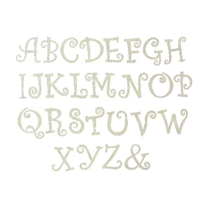 Unfinished Wooden Letter 5" Blank I CURLZ Font