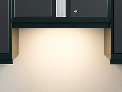 NewAge Products Garage Storage Cabinets Bold Series Gray Include Multi Use lockers, Rolling Tool, Base & Wall Cabinets with Lockable Doors, LED NewAge Products Inc.