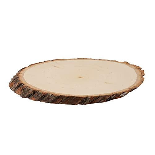 Walnut Hollow Basswood Round, Small 5-7" Wide with Live Edge Wood (Pack of 6) - for Wood Burning, Home Décor, and Rustic Weddings - WoodArtSupply