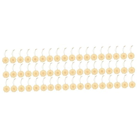 MAGICLULU 150 Sets Unfinished Wooden Cutouts Pendant chip Wooden Plate Home Decorations Pillar Child Crafts Party Supplies Flower Decoration Painted MAGICLULU