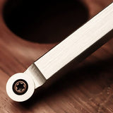 Mini Carbide Tipped Wood Lathe Turning tools Combo set Rougher Detailer Finisher with Wood Handle and Diamond Round Square Carbide Inserts，3pcs Asieg Tool