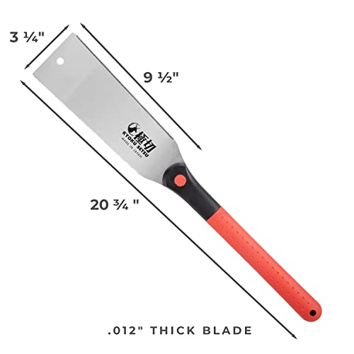 Great Neck Kyoku Setsu Japanese Dovetail Pull Saw, Dovetail Saw, Woodworking Flush Trim Saw Blades And Flush Cut Saw For Woodworking, Japanese Saw, Great Neck