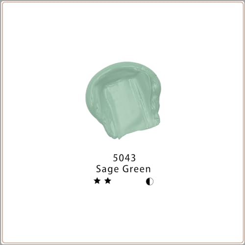 Artecho Professional Acrylic Paint, Sage Green (120ml / 4.05oz) Tubes, Art Craft Paints for Canvas, Rock, Stone, Wood, Fabric, Art Supplies for Artecho