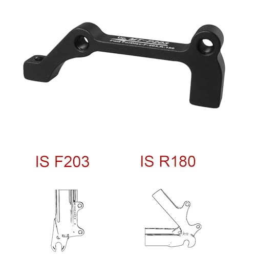 JJHXSM Disc Brake Caliper Mount Adapter Bike Disc Brake Mounting Bracket Aluminum Alloy CNC Machined Standard Caliper Post Mount Adapter Front 203MM - WoodArtSupply