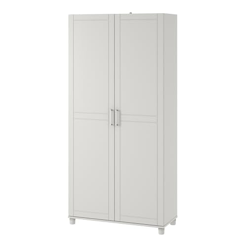 SystemBuild Callahan 36" Utility Storage Cabinet in White SystemBuild