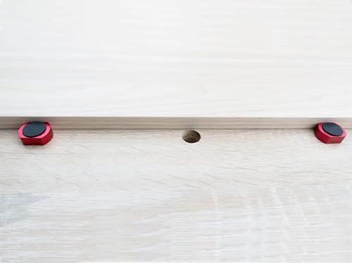 8-Pack 3/4 Inch (19mm) Aluminum Bench Dogs - Non-Slip Woodworking Bench Clamp Accessories for Dog Hole Clamping(Red) ViewReal