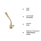 BLUEFIRE Solid Brass Jumbo Pencil Flame Gas Welding Torch Head Nozzle Upgraded Full Metal Version Fuel by MAPP MAP Pro Propane CGA600 Cylinder Bottle MR. TORCH