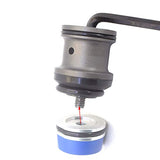 Air Palm Hammer Automatic Hammers Auto Handheld Pneumatic Hammer Dead Blow 1000 Stroke with 6 Tips Different Hardness Hammer Heads for Body Repair Jitterbug