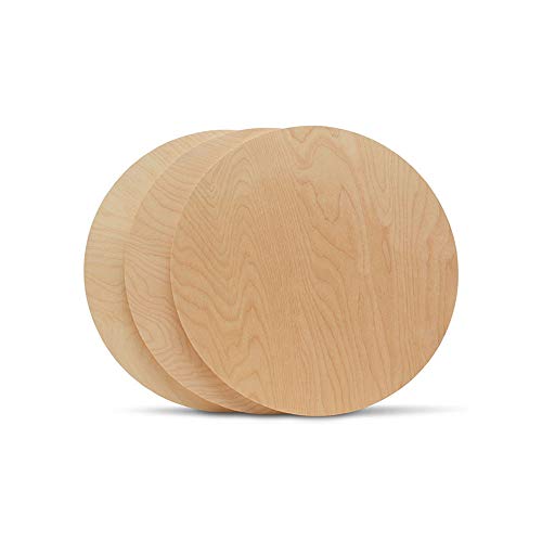 Wood Circles 11 inch 1/2 inch Thick, Unfinished Birch Plaques, Pack of 1 Wooden Circle for Crafts and Blank Sign Rounds, by Woodpeckers Woodpeckers