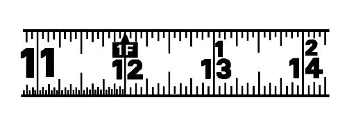 Lufkin PHV1312 Power Return Tape, 3/4-Inch by 12-Feet, Hi-Viz Orange Lufkin